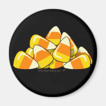 Pile of Candy Corn Halloween Template Fridge Magnet