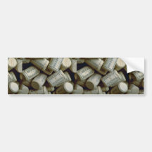 Pile of corks bumper stickers