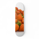 Pile Of Fresh Strawberries On White Background. Custom Skateboard