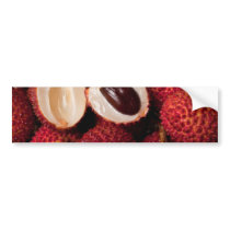 Pile of lychees bumper stickers