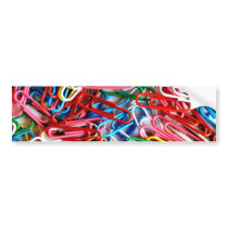 Pile of Paperclips Bumper Stickers