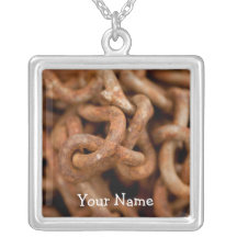 Pile of Rusty Chains; Customizable Pendants