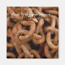 Pile of Rusty Chains; Promotional Fridge Magnets