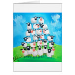 Pile of sheep greeting cards