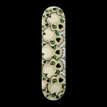 Pile of Skulls Skateboard Deck