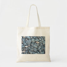 Pile of Smoothy gray stones Canvas Bag