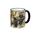 Pileated Woodpecker, John James Audubon mugs