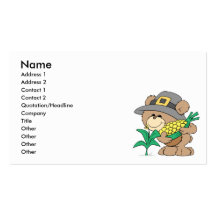 pilgrim bear harvesting business card