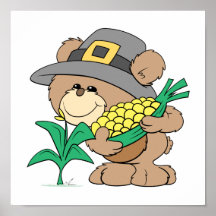 pilgrim bear harvesting posters