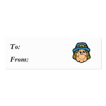 pilgrim face business card template