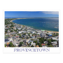Pilgrim Monument View Provincetown Cape Cod Postcard