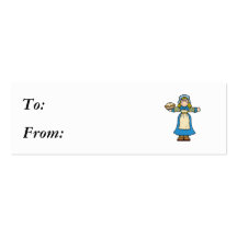 pilgrim pie girl business card