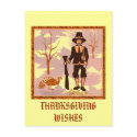 PILGRIM  THANKSGIVING WISHES postcards