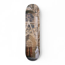 "Pilgrimage" Chartres Cathedral Watercolor Skate Board Deck