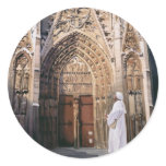 "Pilgrimage" Chartres Cathedral Watercolor stickers