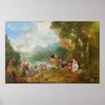 Pilgrimage to Cythera The Embarkation for Cythera Poster