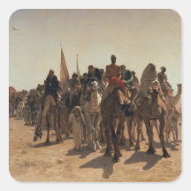 Pilgrims Going to Mecca, 1861 Sticker
