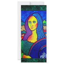 Piliero Mona Lisa rack cards by piliero Piliero Mona Lisa rack cards
