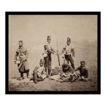 Piling Arms Crimean War 1855 posters