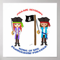 Pillage Academy Capt Thaddeus & Mad Morgan Poster