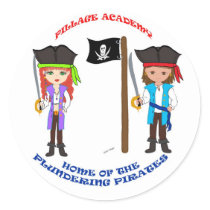Pillage Academy Capt Thaddeus & Mad Morgan Sticker