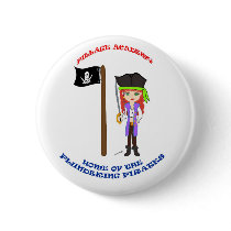 Pillage Academy Mad Morgan Button by KirstenEdwards Pillage Academy Mad Morgan Button