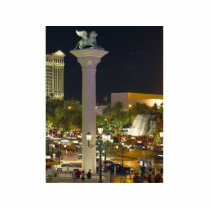 Pillars Las Vegas Night Venitian photo sculptures
