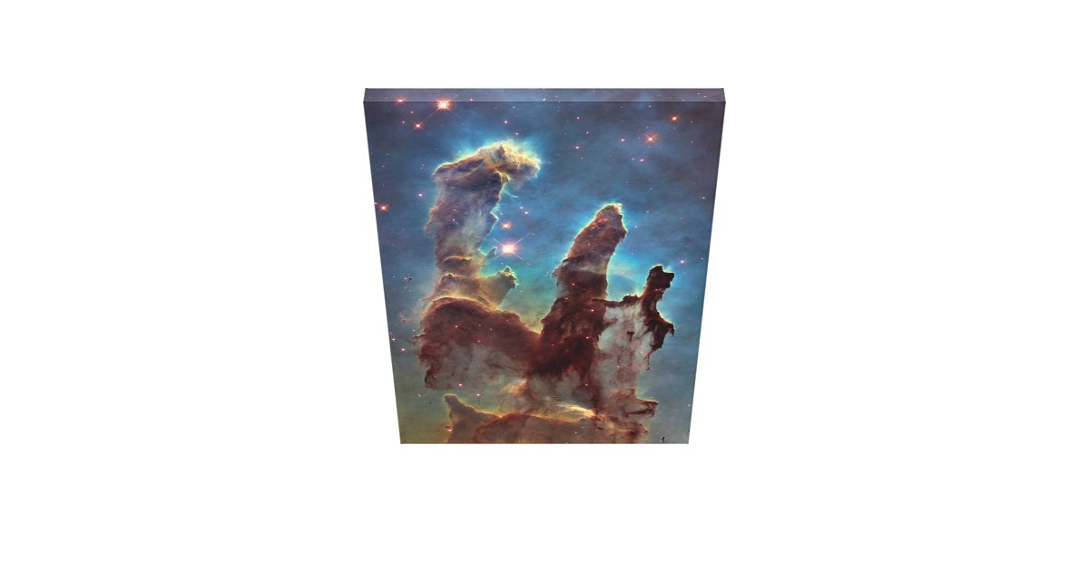 Pillars of Creation Large Vertical Canvas Print Zazzle