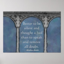 Pillars of Wisdom Poster Print
