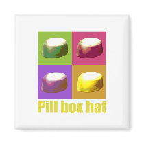 pillbox hat magnets by minjean pillbox hat magnets