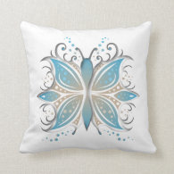 Pillow Butterfly Abstract
