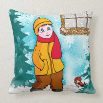 pillow "christmas in the snow" pillows
