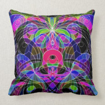 Pillow  Floral abstract background
