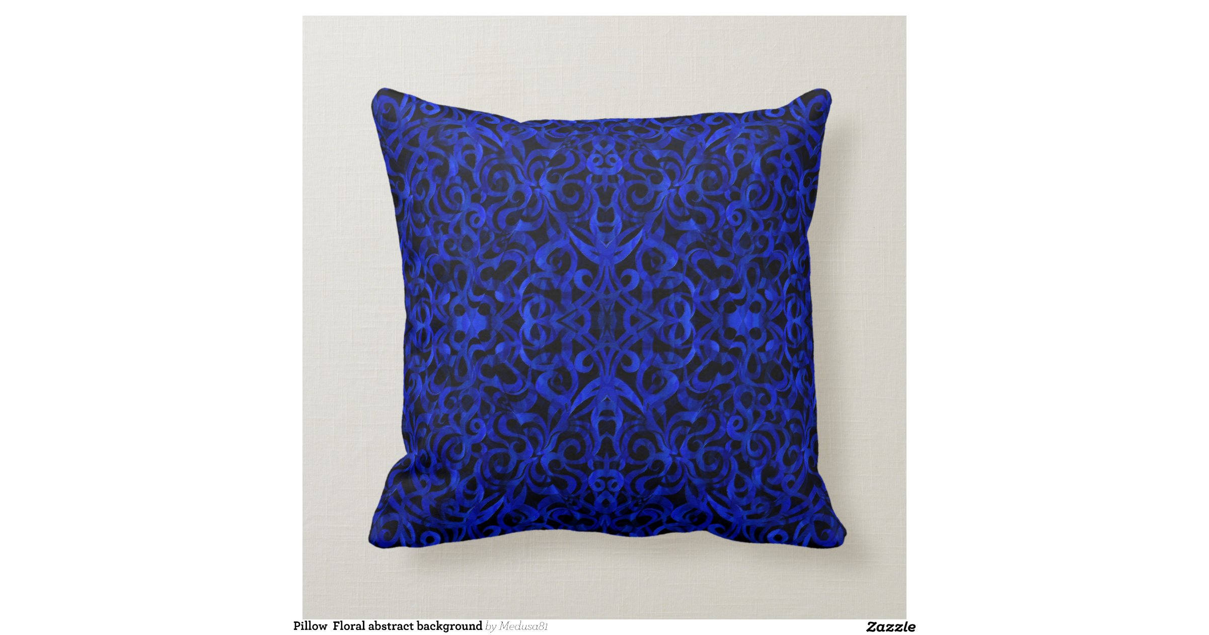 Pillow Floral abstract background | Zazzle