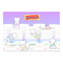 Pillow Kitties Poster posters by Nashiil Pillow Kitties Poster posters