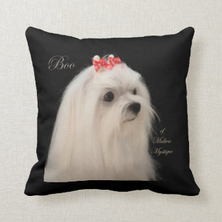 maltese dog pillow