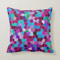 Pillow Mosaic Texture Stained Glass