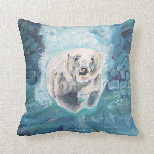 eddie bauer polar bear pillow