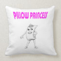 "Pillow Princess" Square pillow (20" X 20")