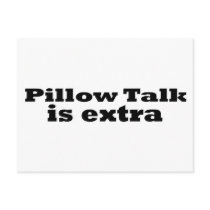 Pillow Talk Extra bb Post Card