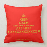 [Crown] keep calm ashleigh and amy are here [Love heart] xxxxxxxxxxxx [Love heart]  Pillows