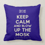 [UK Flag] keep calm and blow up the mosk  Pillows