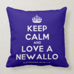 [Crown] keep calm and love a newallo  Pillows