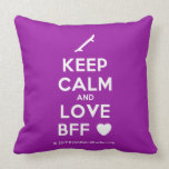 [Skateboard] keep calm and love bff [Love heart]  Pillows