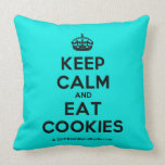 [Crown] keep calm and eat cookies  Pillows