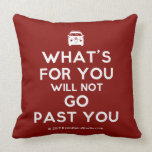 [Campervan] what's for you will not go past you  Pillows