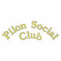 Pilon Social Club long sleeve polo embroidered shirts