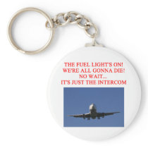PILOT airline joke Key Chains