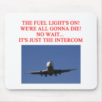 PILOT airline joke Mousepad