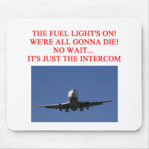 PILOT airline joke Mousepad
